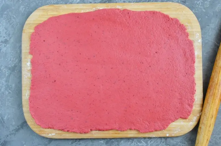 Step 7 - Beet and Cheddar Crackers
