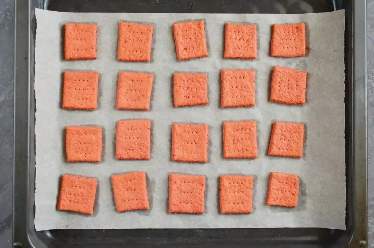 Step 10 - Beet and Cheddar Crackers
