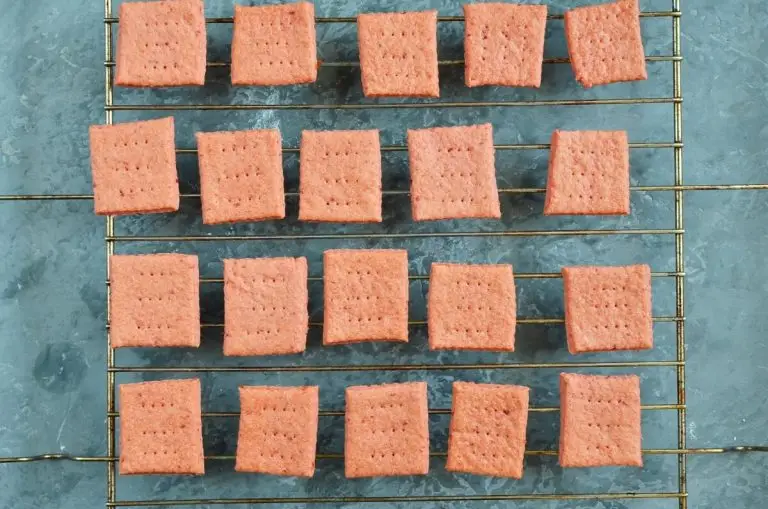 Step 11 - Beet and Cheddar Crackers