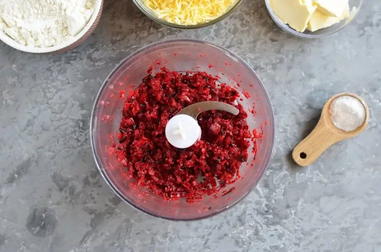Step 2 - Beet and Cheddar Crackers