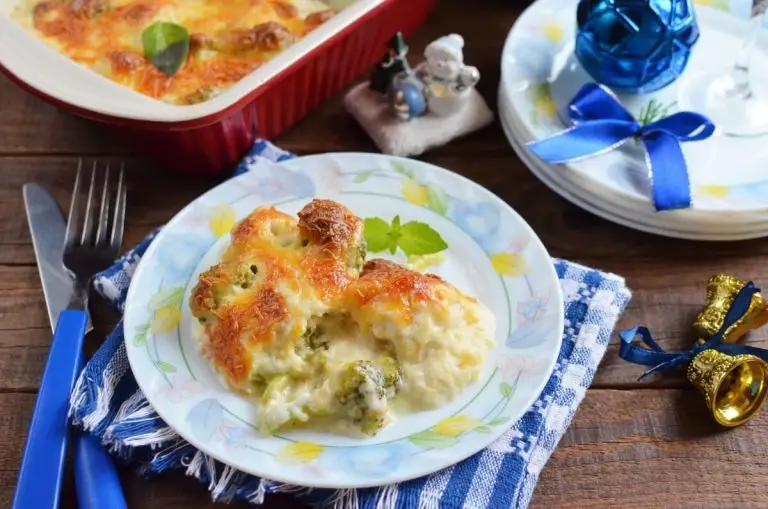 Step 8 - Broccoli and Cauliflower Gratin
