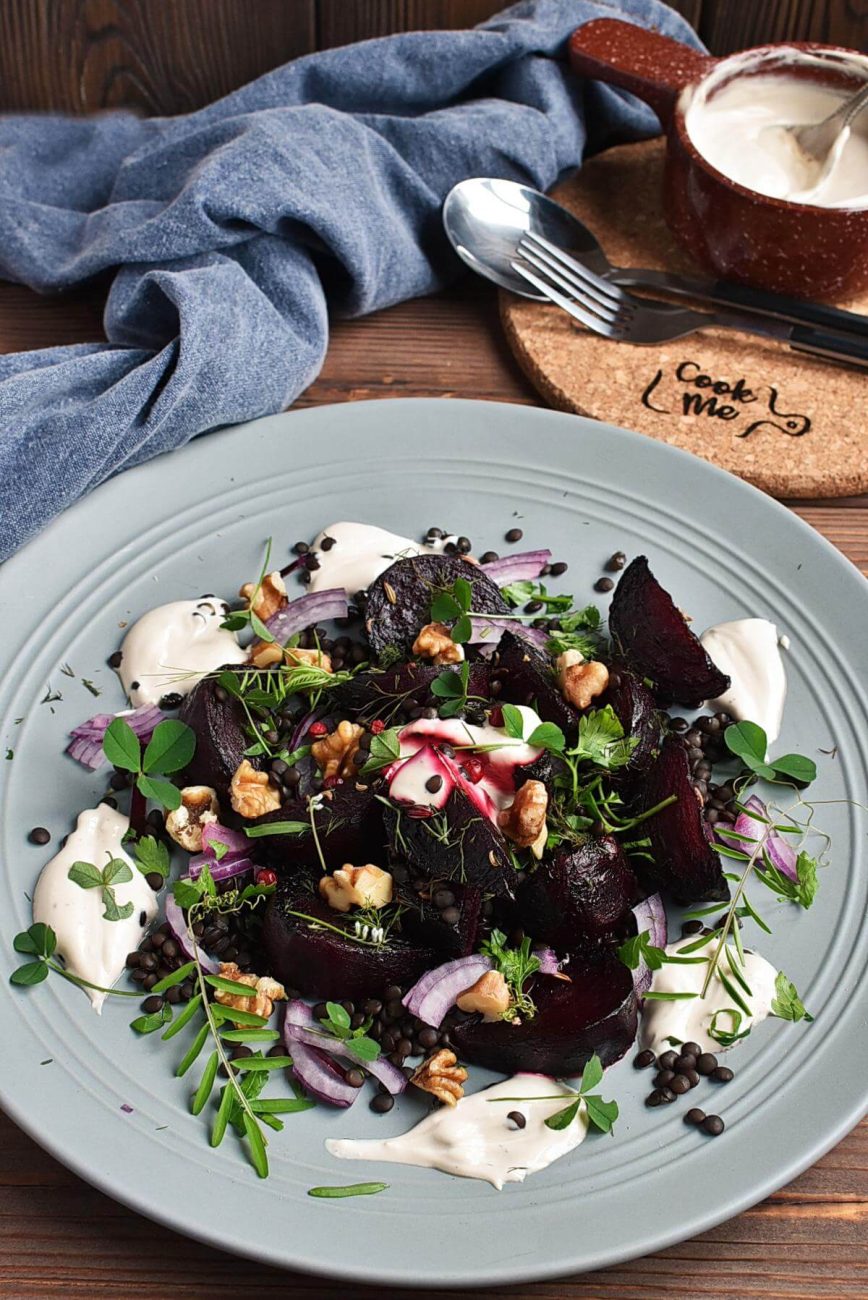 Healthy Charred Beetroot and Lentil Salad Recipe Cook.me Recipes