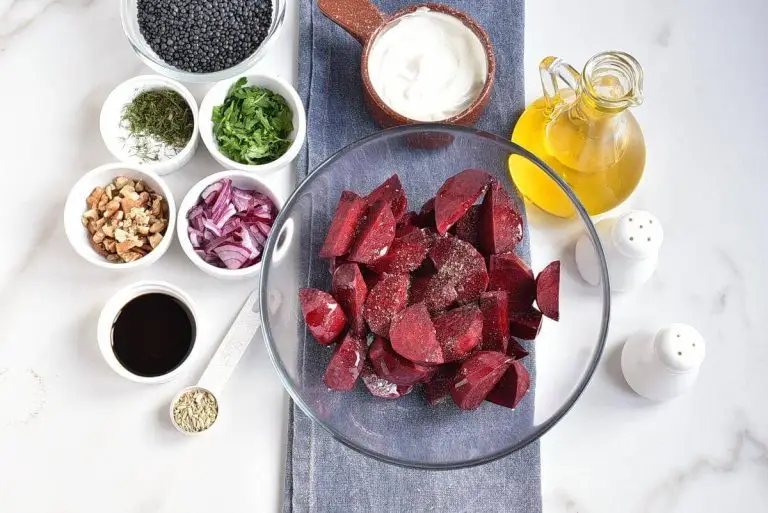 Step 2 - Healthy Charred Beetroot and Lentil Salad