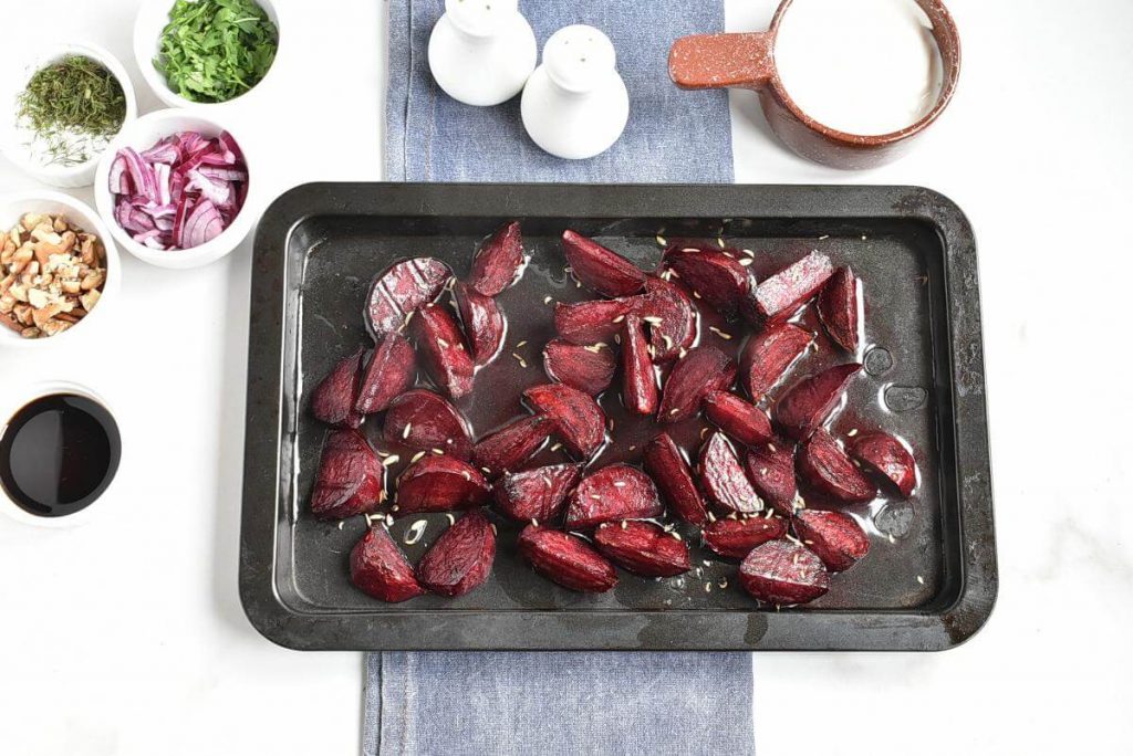 Healthy Charred Beetroot and Lentil Salad recipe - step 4