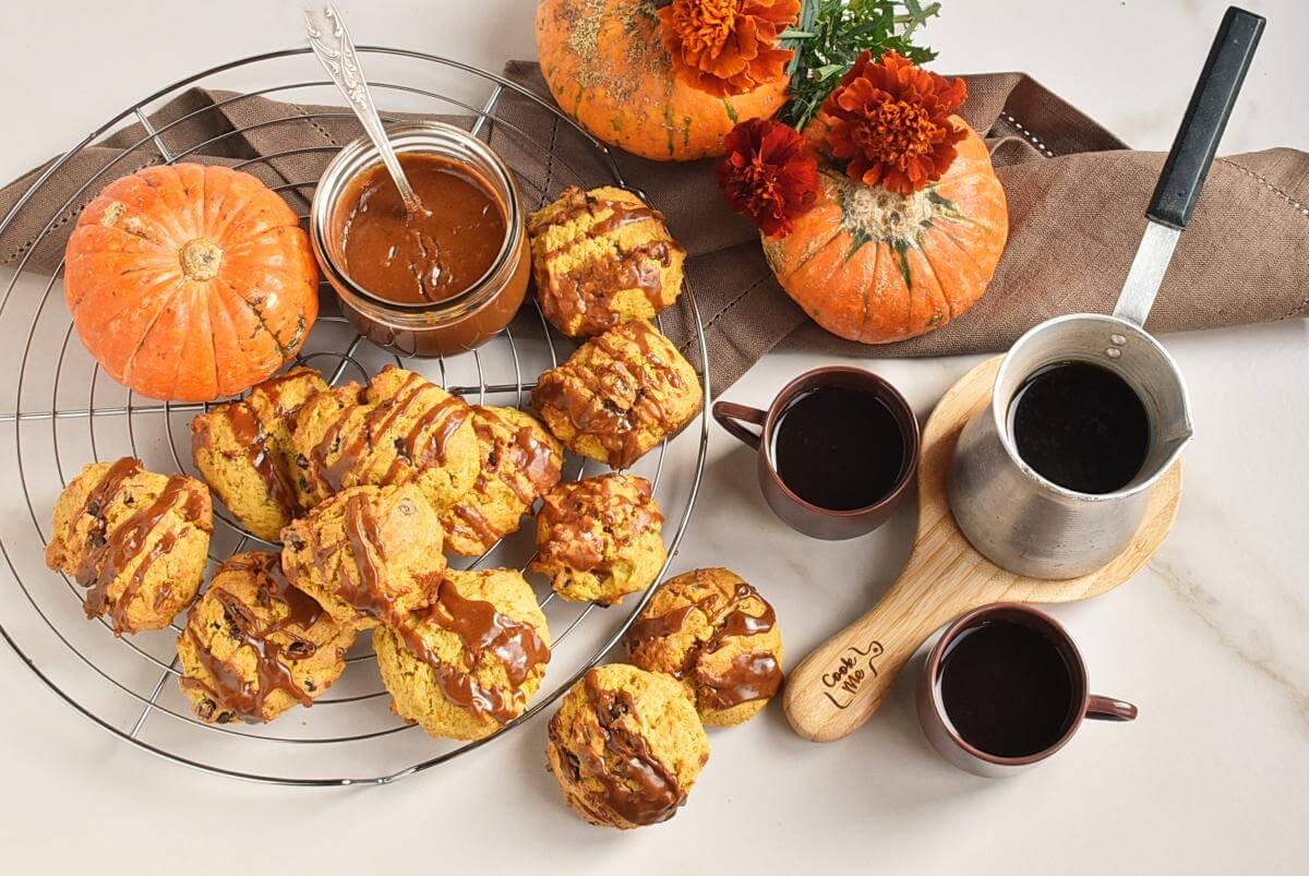 Chocolate Pumpkin Cookies