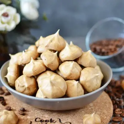 Coffee Meringues Recipe-How To Make Coffee Meringues-Delicious Coffee Meringues