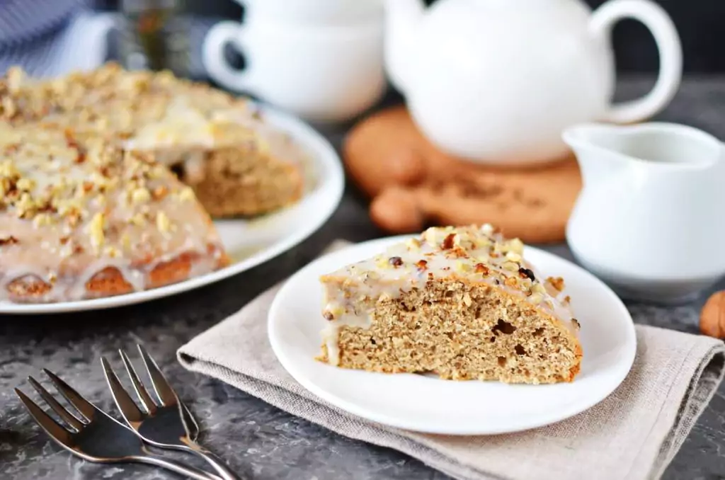 Coffee-Walnut Snack Cake