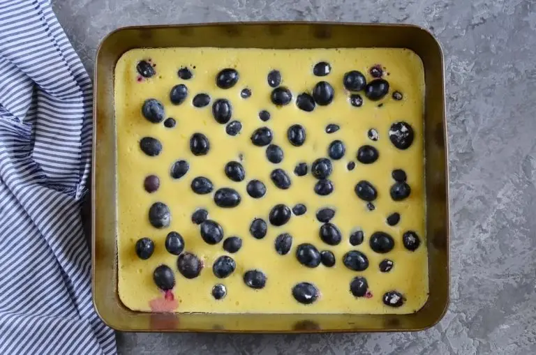 Step 8 - Concord Grape Cornmeal Cake