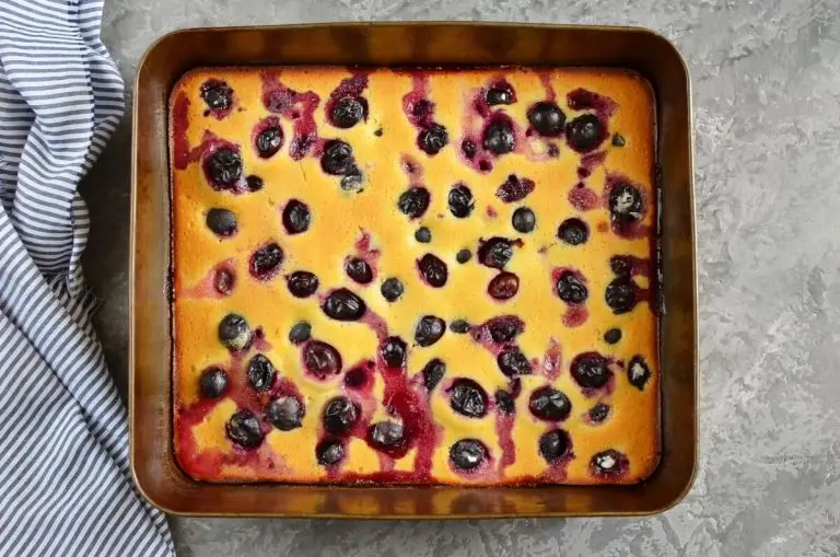 Step 9 - Concord Grape Cornmeal Cake