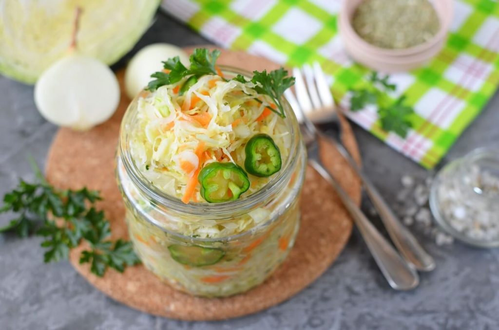 How to serve Curtido (Salvadoran Style Pickled Cabbage)