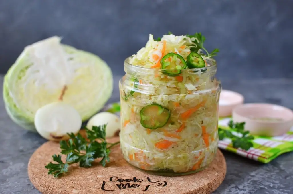 Curtido (Salvadoran Style Pickled Cabbage)