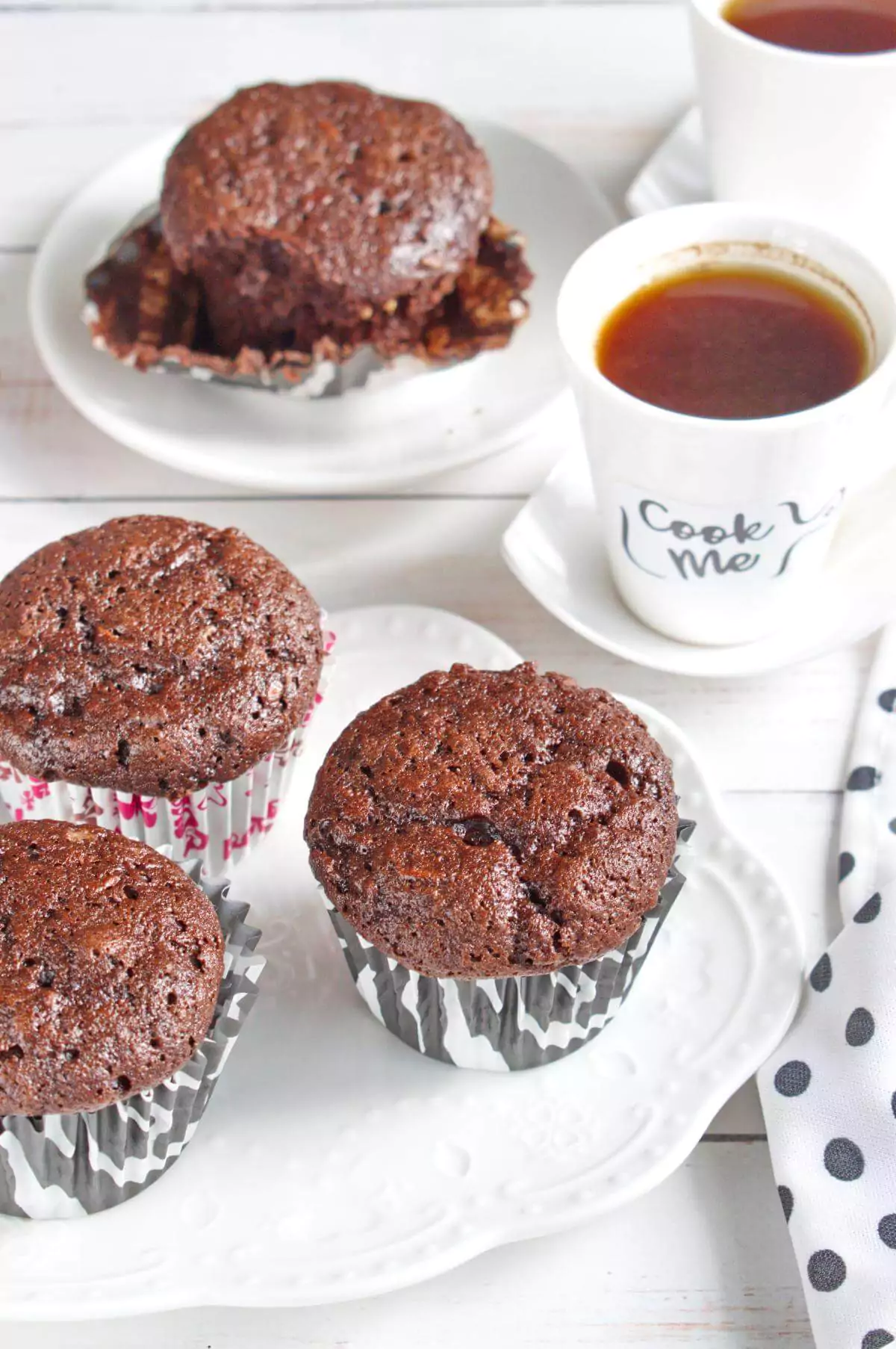 Double Chocolate Zucchini Muffins