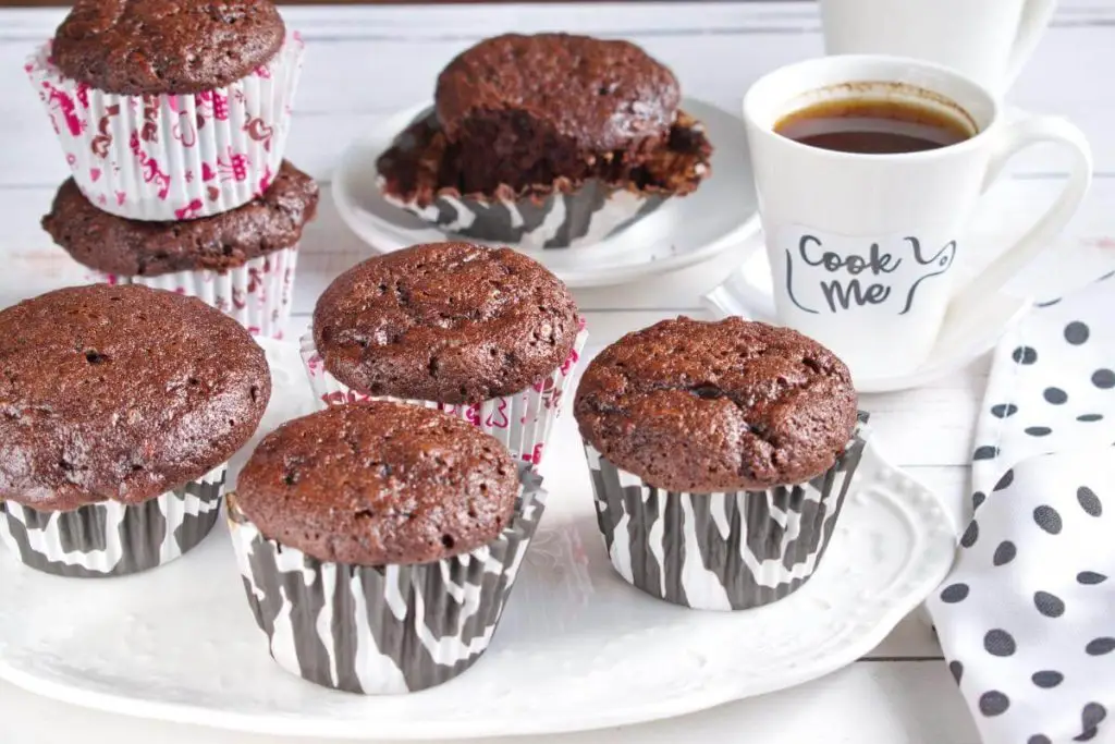 Double Chocolate Zucchini Muffins