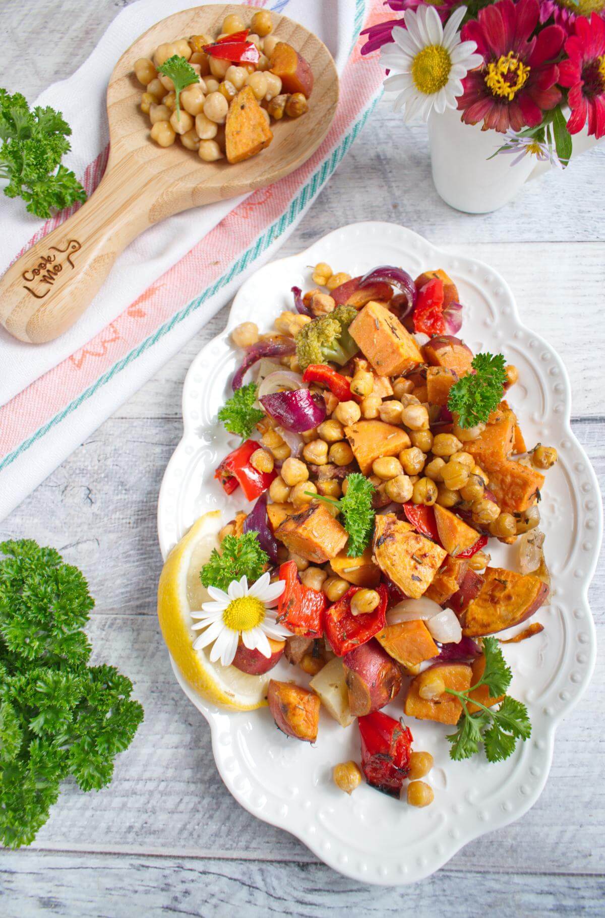 Easy Vegan Sheet Pan Dinner Recipe Cook.me Recipes