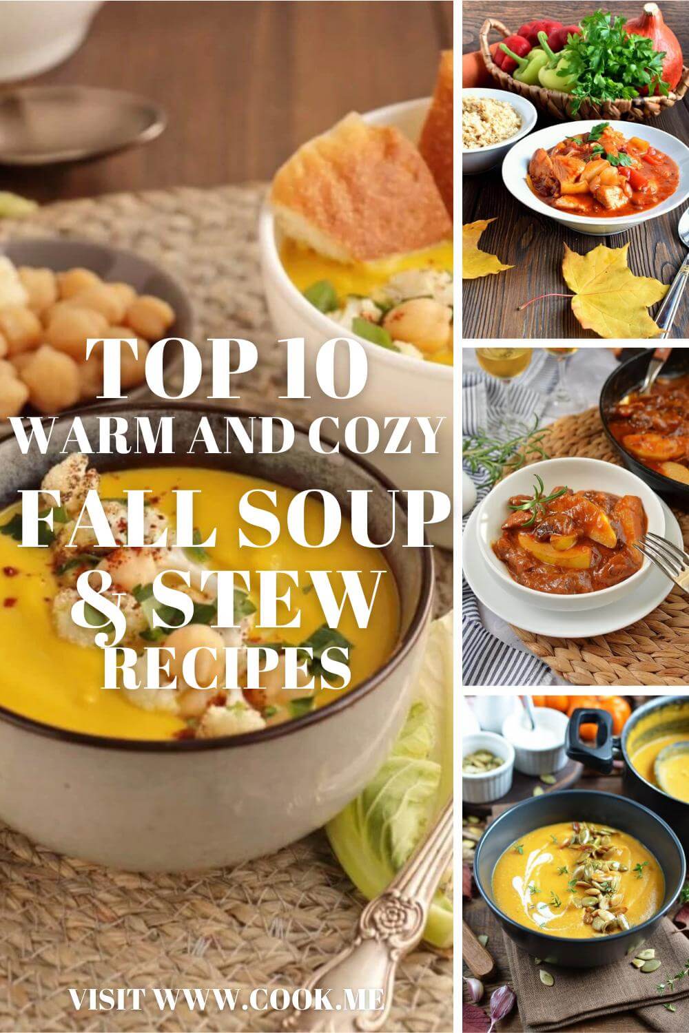 TOP 10 Fall Soup & Stew Recipes Cook.me Recipes