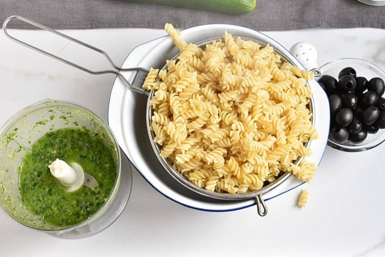 Step 2 - Frankenstein Pasta for Halloween