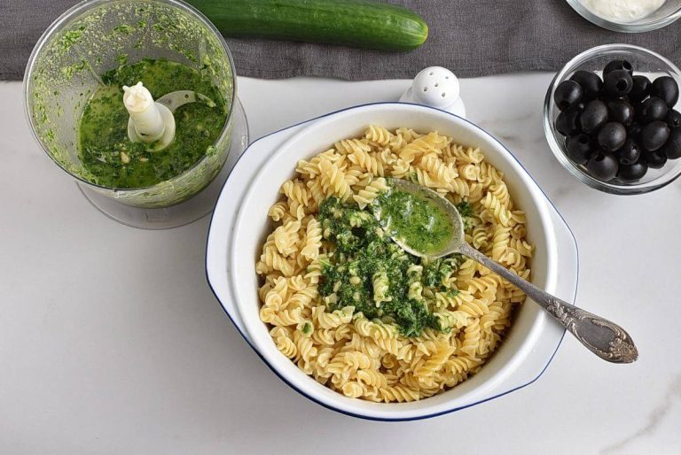 Step 3 - Frankenstein Pasta for Halloween
