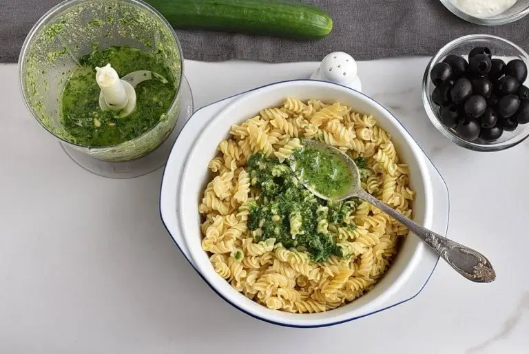 Step 3 - Frankenstein Pasta for Halloween