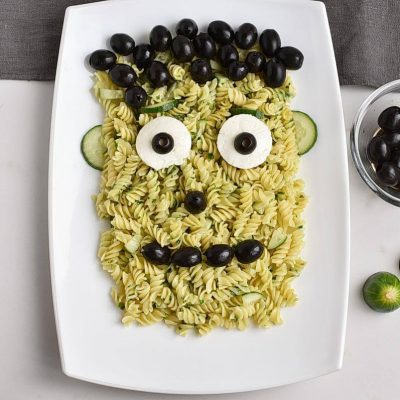 Frankenstein Pasta for Halloween recipe - step 5