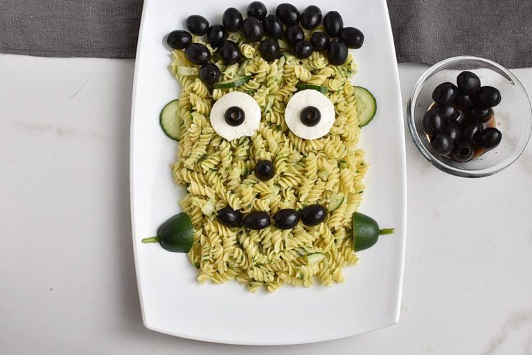 Step 6 - Frankenstein Pasta for Halloween