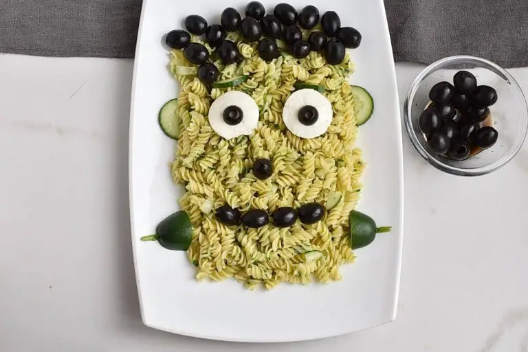 Step 6 - Frankenstein Pasta for Halloween