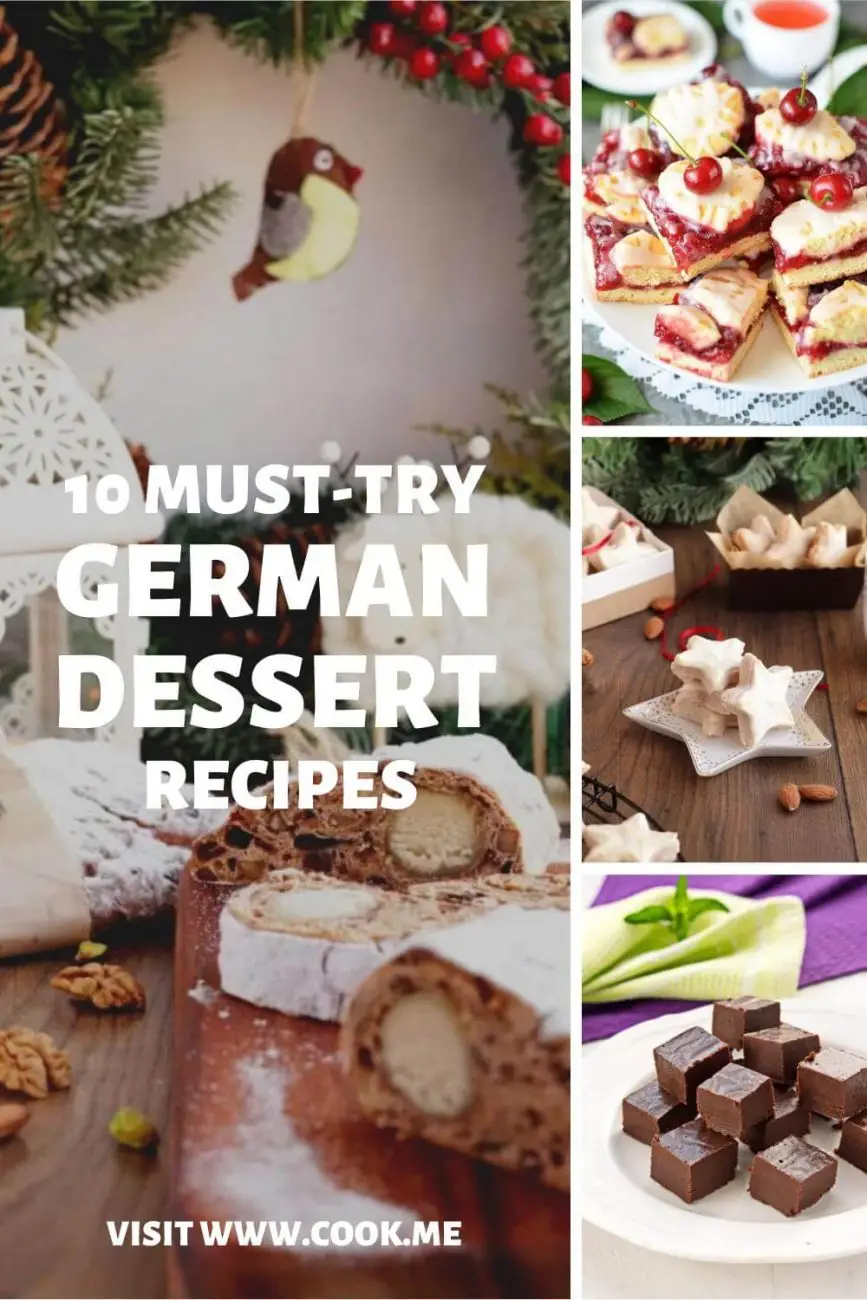 German Dessert Recipes - 10 Must-Try German Desserts Sweet Treats - Authentic German Dessert Recipes