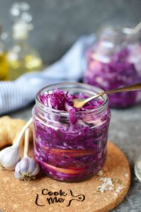 Gingery Apple Cabbage Sauerkraut