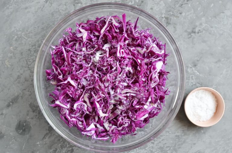 Step 1 - Gingery Apple Cabbage Sauerkraut