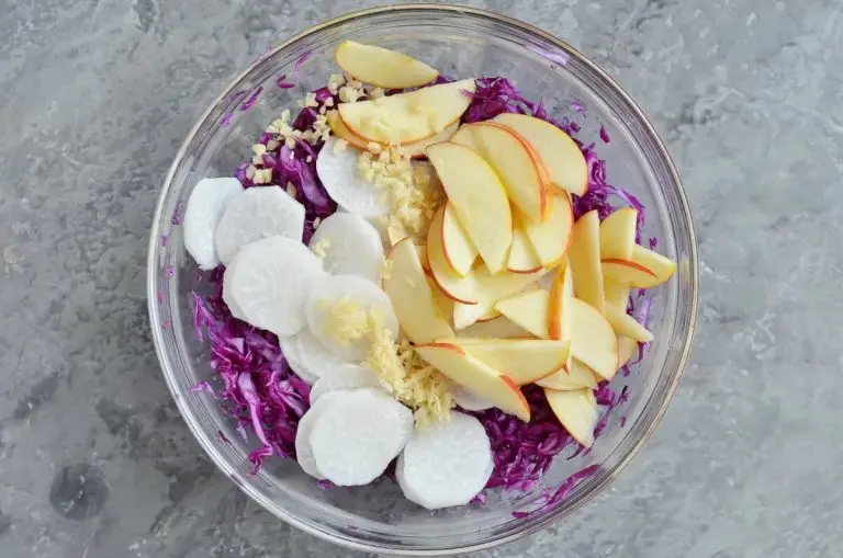 Step 2 - Gingery Apple Cabbage Sauerkraut