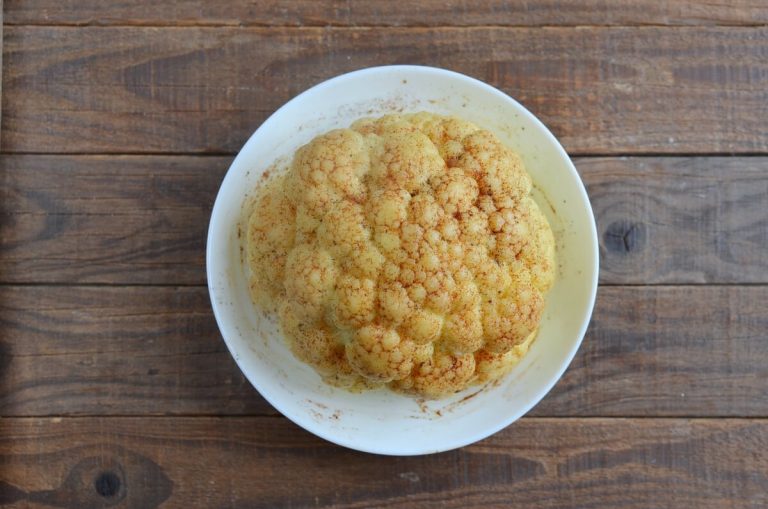 Step 3 - Grilled Cauliflower with Winter Pesto