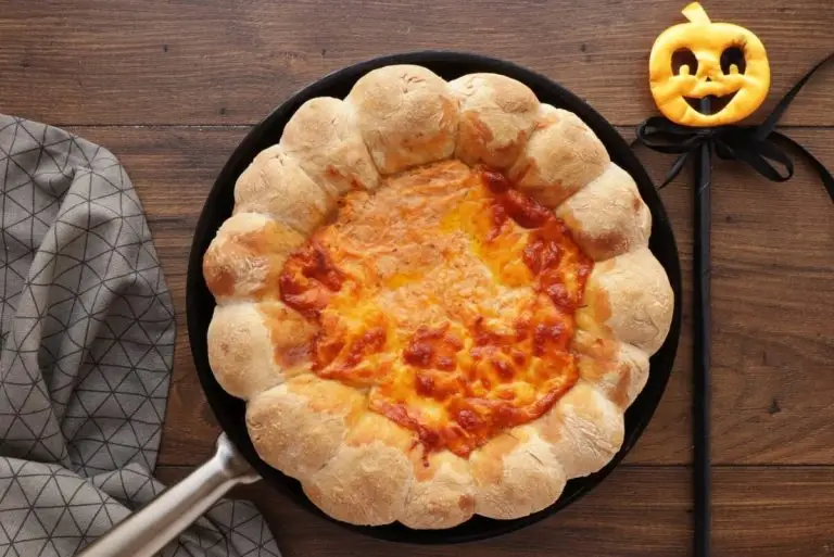 Step 8 - Halloween Buffalo Chicken Skillet Dip