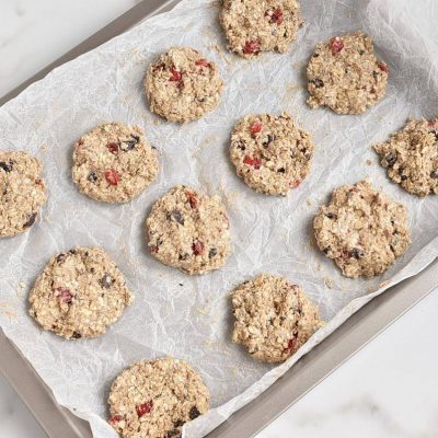Healthy Oatmeal Cherry Cookies recipe - step 6