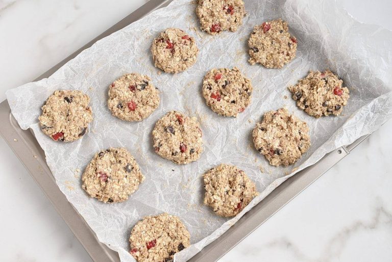 Step 6 - Healthy Oatmeal Cherry Cookies