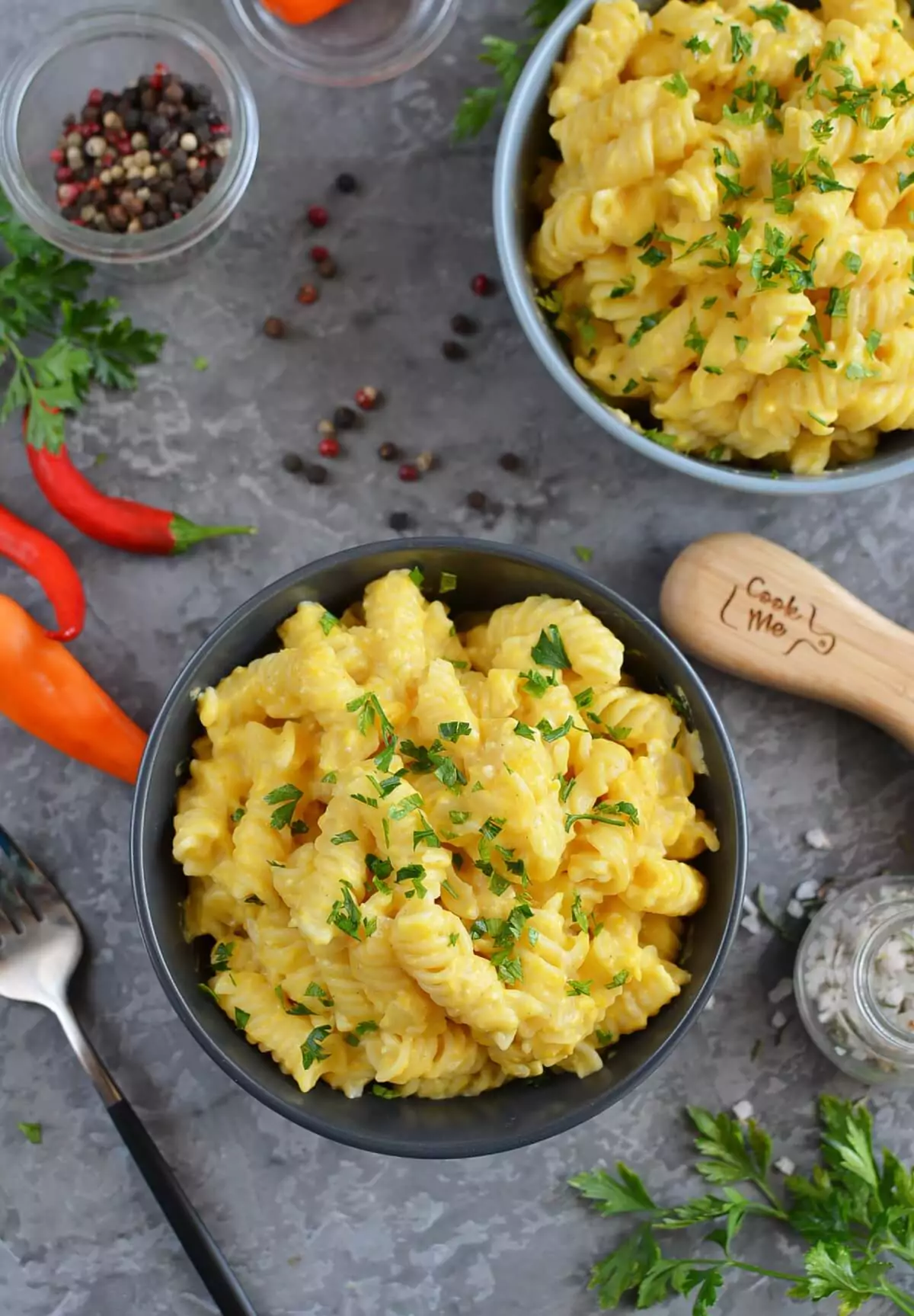 One Pot Cheesy Pumpkin Pasta