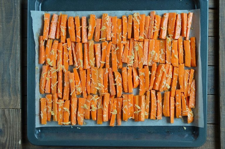 Step 4 - Parmesan Roasted Carrot Fries