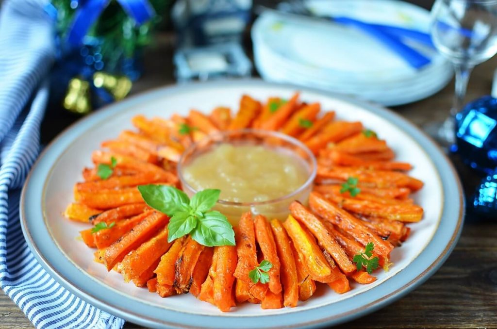 How to serve Parmesan Roasted Carrot Fries