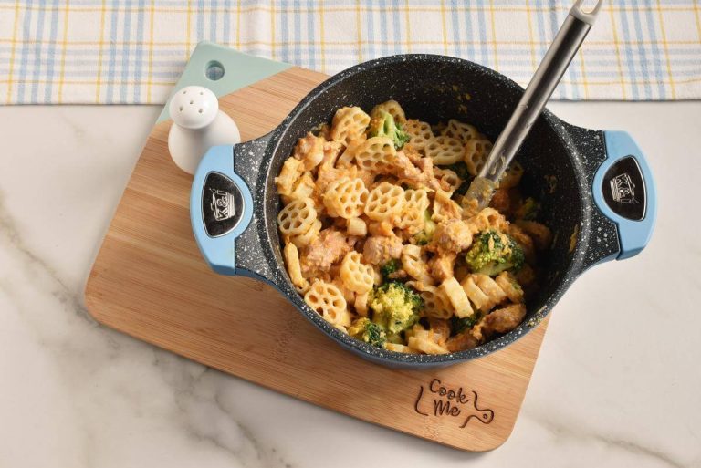 Step 6 - Pasta with Pumpkin Sauce with Broccoli