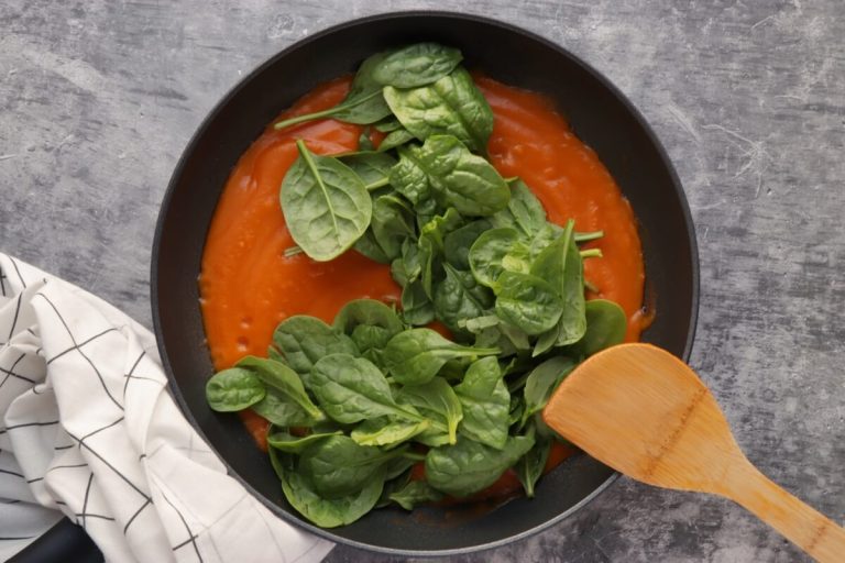 Step 4 - Pumpkin Pasta with Toasted Walnuts & Spinach