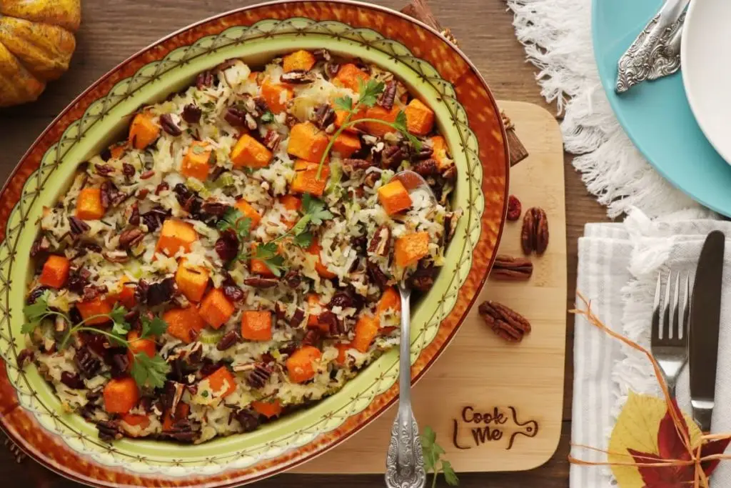 Rice Stuffing with Butternut Squash