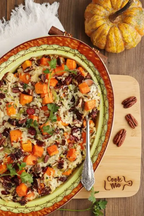 Rice Stuffing with Butternut Squash