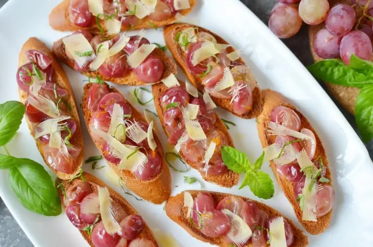 Step 8 - Roasted Grape Crostini