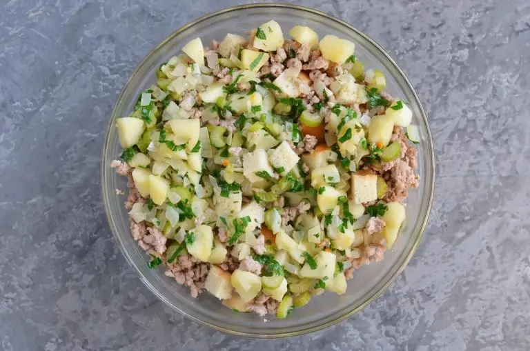 Step 6 - Sage, Sausage and Apple Dressing