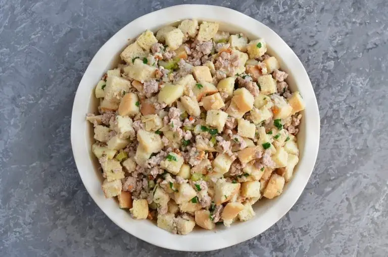 Step 8 - Sage, Sausage and Apple Dressing