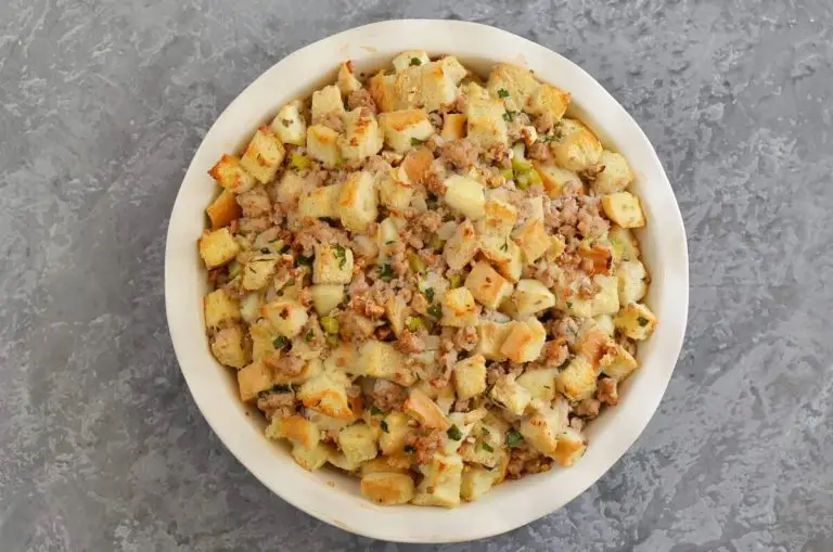 Step 9 - Sage, Sausage and Apple Dressing