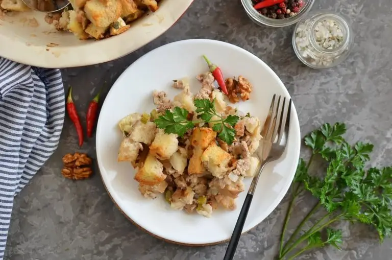 Step 10 - Sage, Sausage and Apple Dressing