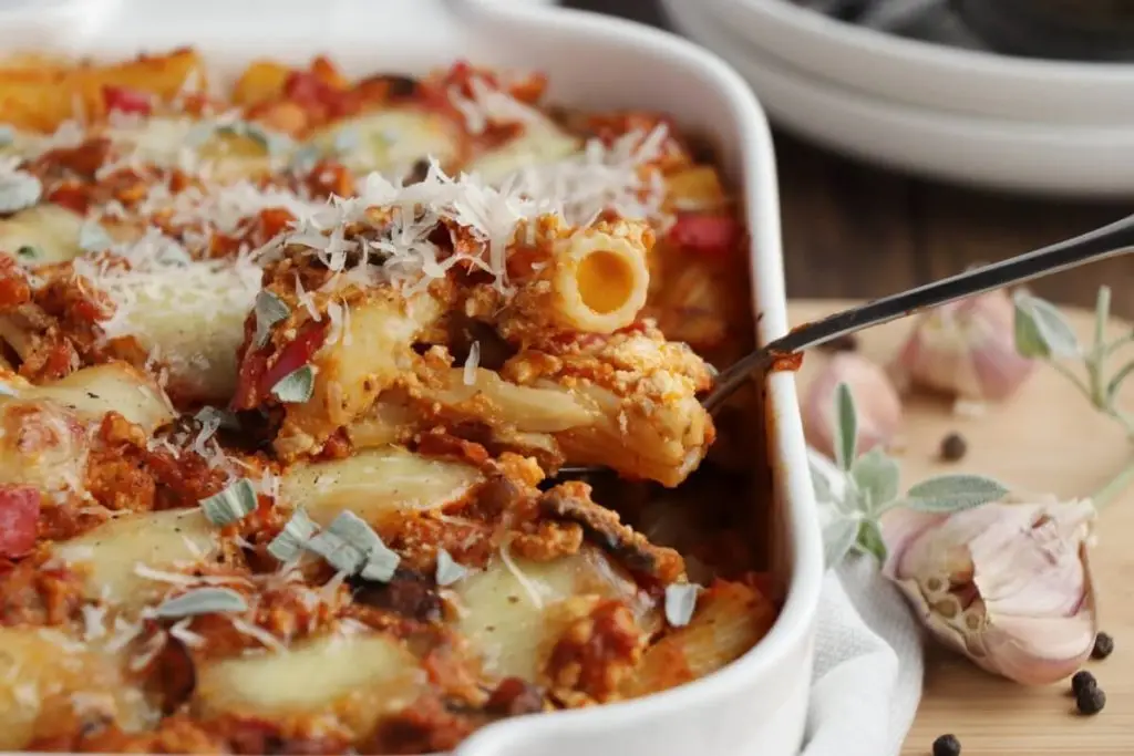 Saucy Baked Pumpkin Pasta