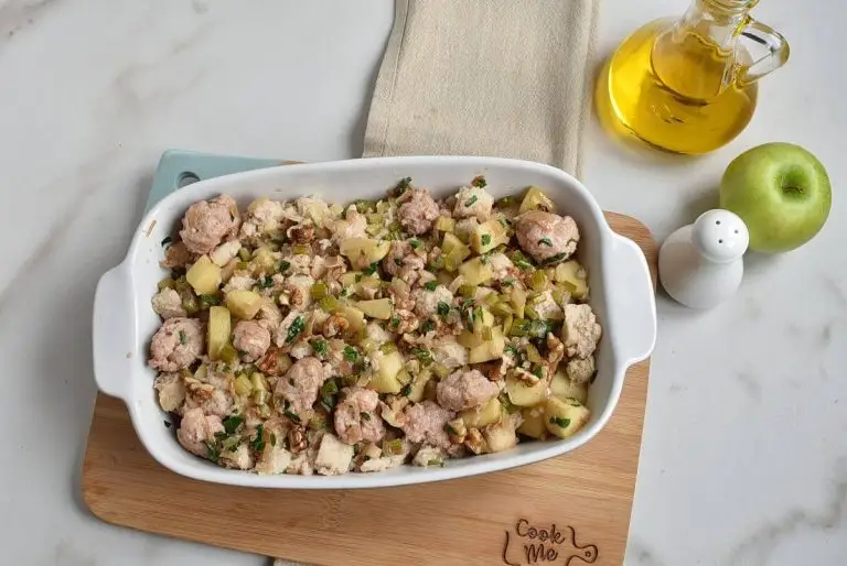 Step 9 - Sausage, Apple, and Walnut Stuffing