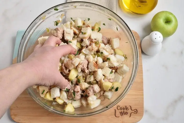Step 8 - Sausage, Apple, and Walnut Stuffing