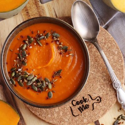Savory Pumpkin Soup with Spice Shake Recipe-Vegan Pumpkin Soup-Savory Pumpkin Soup