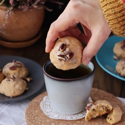 Sweet Potato Cookies Recipe-Sweet Potato Cookies with Pecans-Sweet Potato Cookies with Maple Glazing
